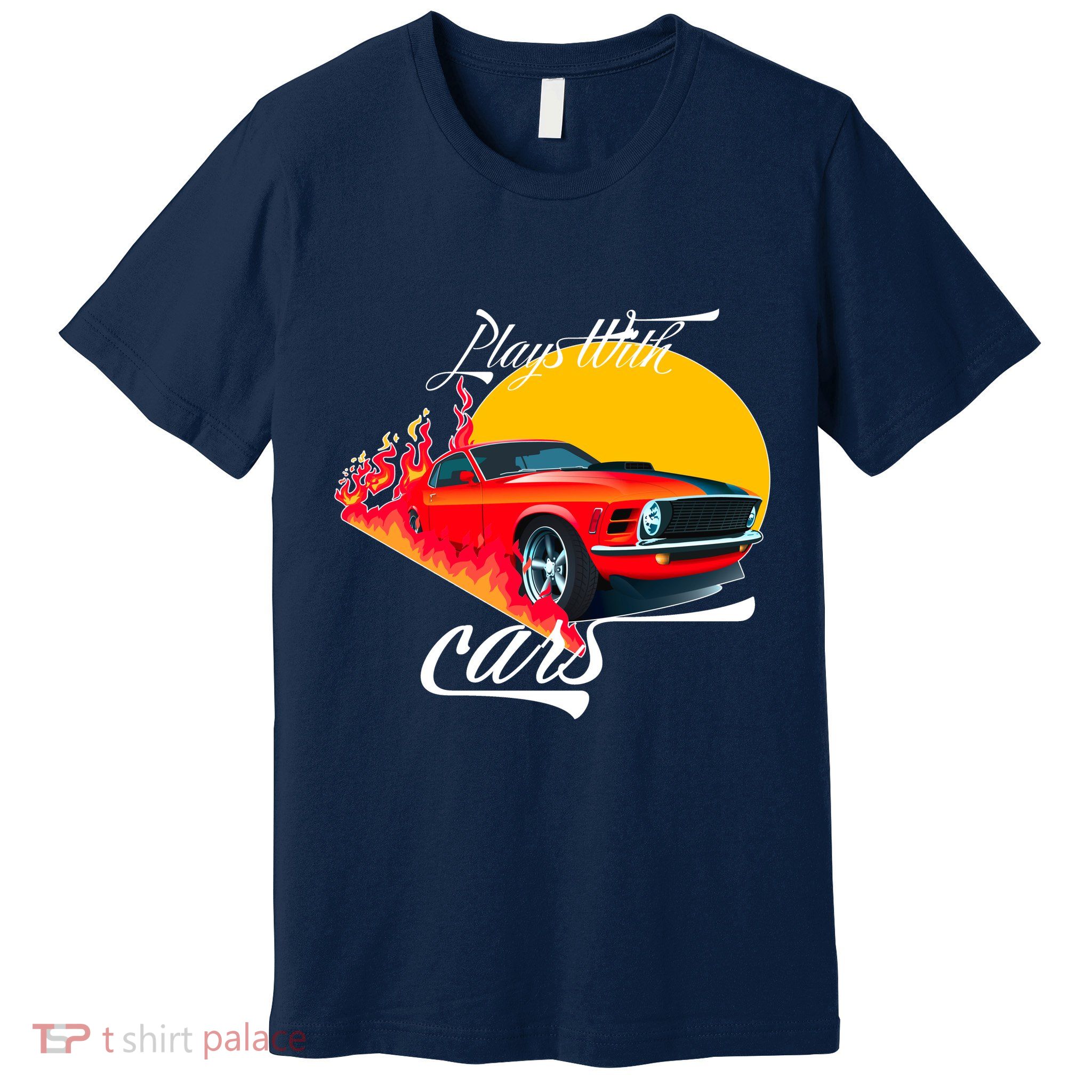 Plays With Cars Matching Family Premium T-Shirt
