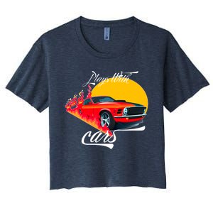 Plays With Cars Matching Family Women's Crop Top Tee