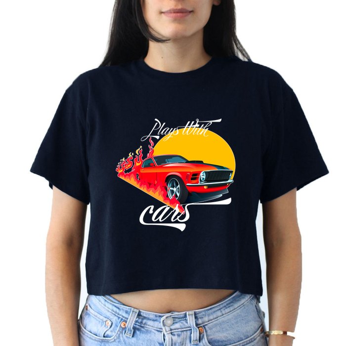 Plays With Cars Matching Family Crop Top