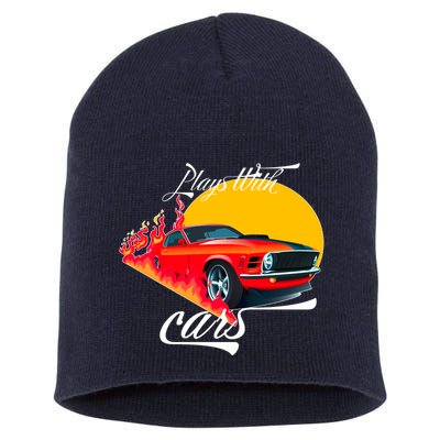 Plays With Cars Matching Family Short Acrylic Beanie