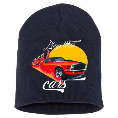 Plays With Cars Matching Family Short Acrylic Beanie