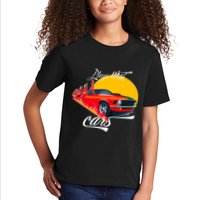Plays With Cars Matching Family Kids T-Shirt