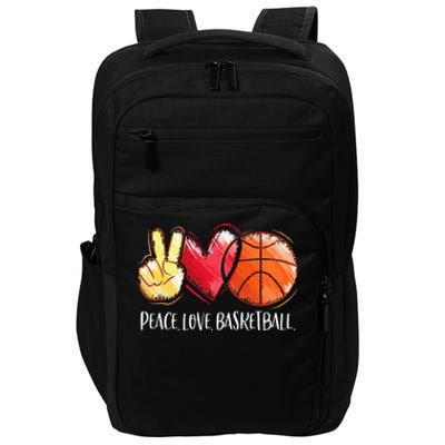 Peace Love Basketball Impact Tech Backpack