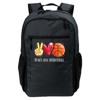 Peace Love Basketball Daily Commute Backpack