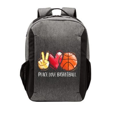 Peace Love Basketball Vector Backpack