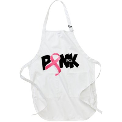Pink Love Breast Cancer Ribbon Apron