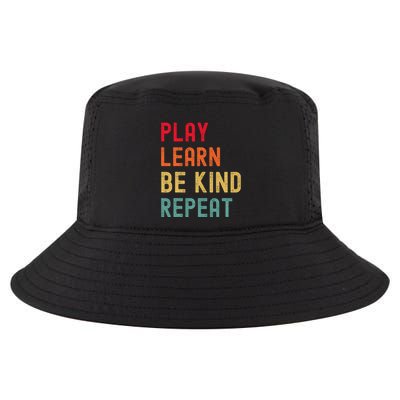 Play Learn Be Kind Repeat Unity Day No Bullies Kindness Cool Comfort Performance Bucket Hat