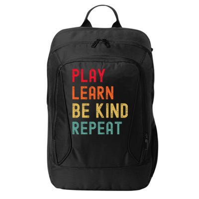 Play Learn Be Kind Repeat Unity Day No Bullies Kindness City Backpack