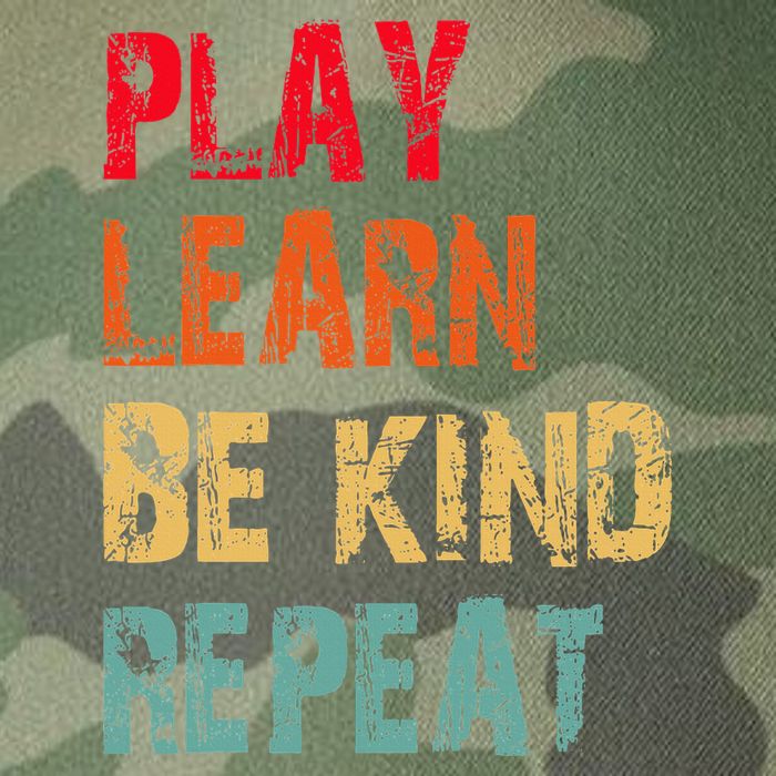 Play Learn Be Kind Repeat No Bullies Choose Kindness Retro Legacy Tie Dye Trucker Hat