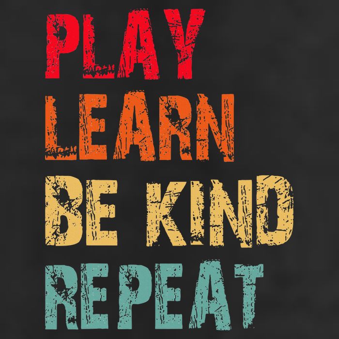 Play Learn Be Kind Repeat No Bullies Choose Kindness Retro Cool Comfort Performance Bucket Hat