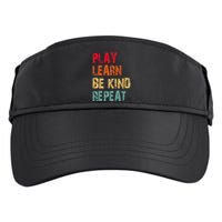 Play Learn Be Kind Repeat No Bullies Choose Kindness Retro Adult Drive Performance Visor