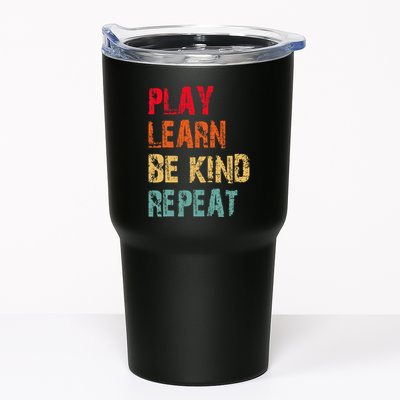 Play Learn Be Kind Repeat No Bullies Choose Kindness Retro Tumbler
