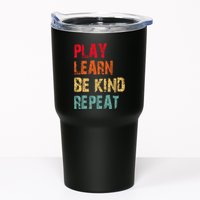 Play Learn Be Kind Repeat No Bullies Choose Kindness Retro Tumbler