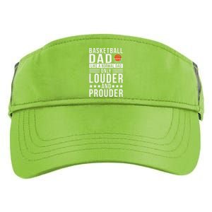 Proud Loud Basketball Dad Of A Basketball Player Dad Adult Drive Performance Visor