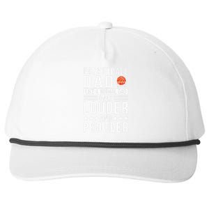 Proud Loud Basketball Dad Of A Basketball Player Dad Snapback Five-Panel Rope Hat