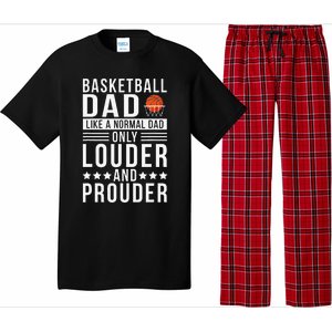 Proud Loud Basketball Dad Of A Basketball Player Dad Pajama Set