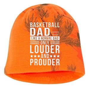 Proud Loud Basketball Dad Of A Basketball Player Dad Kati - Camo Knit Beanie