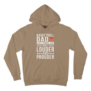 Proud Loud Basketball Dad Of A Basketball Player Dad Hoodie