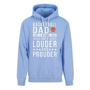 Proud Loud Basketball Dad Of A Basketball Player Dad Unisex Surf Hoodie