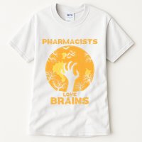 Pharmacists Love Brains Halloween Pharmacist Tall T-Shirt