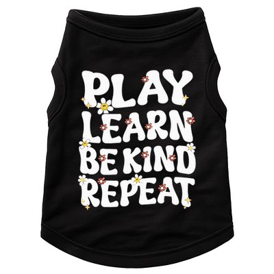 Play Learn Be Kind Repeat Groovy Unity Day Orange Teacher Doggie Tank