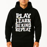 Play Learn Be Kind Repeat Groovy Unity Day Orange Teacher Hoodie