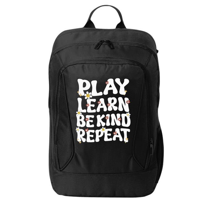 Play Learn Be Kind Repeat Groovy Unity Day Orange Teacher City Backpack