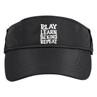 Play Learn Be Kind Repeat Groovy Unity Day Orange Teacher Adult Drive Performance Visor