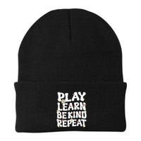 Play Learn Be Kind Repeat Groovy Unity Day Orange Teacher Beanie