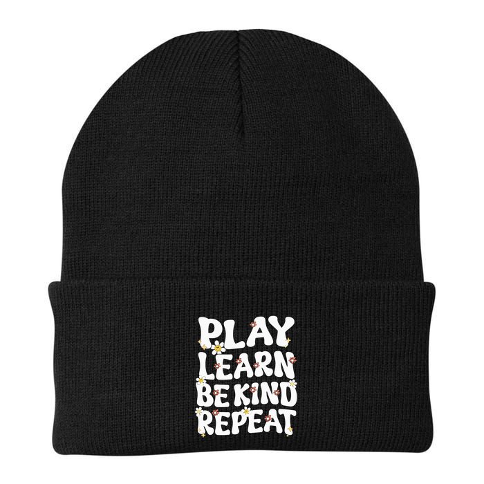 Play Learn Be Kind Repeat Groovy Unity Day Orange Teacher Beanie