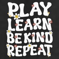 Play Learn Be Kind Repeat Groovy Unity Day Orange Teacher Beanie