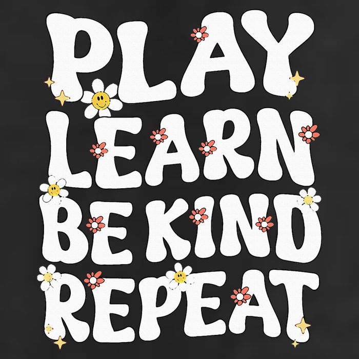 Play Learn Be Kind Repeat Groovy Unity Day Orange Teacher Beanie