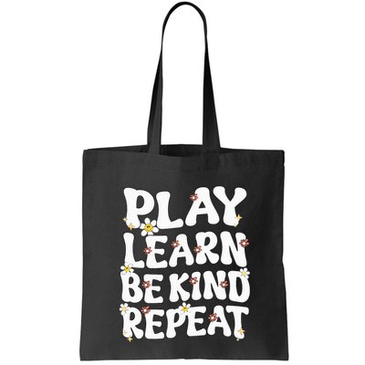 Play Learn Be Kind Repeat Groovy Unity Day Orange Teacher Bag