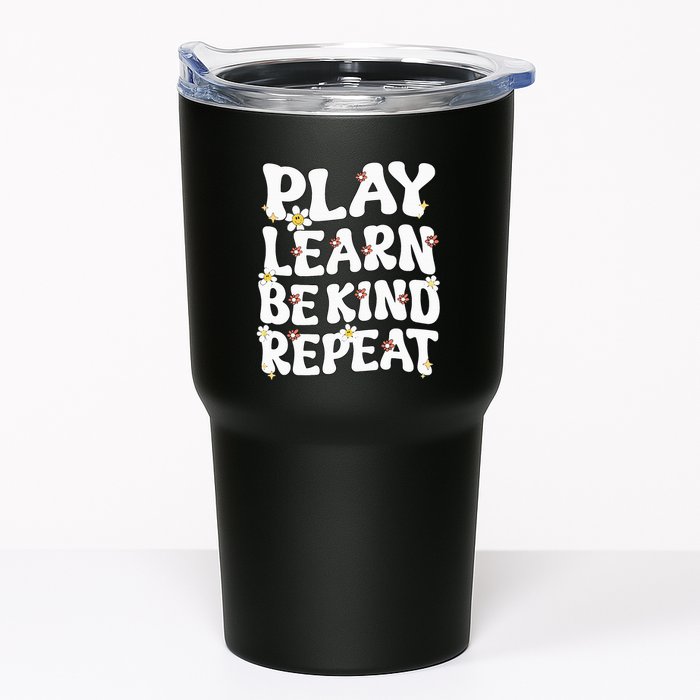 Play Learn Be Kind Repeat Groovy Unity Day Orange Teacher Tumbler