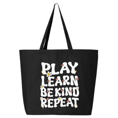 Play Learn Be Kind Repeat Groovy Unity Day Orange Teacher 25L Jumbo Tote