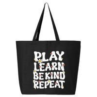 Play Learn Be Kind Repeat Groovy Unity Day Orange Teacher 25L Jumbo Tote