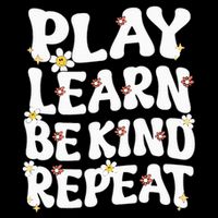 Play Learn Be Kind Repeat Groovy Unity Day Orange Teacher Baby Bodysuit
