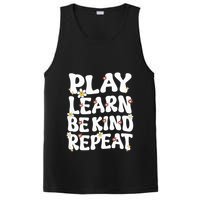 Play Learn Be Kind Repeat Groovy Unity Day Orange Teacher PosiCharge Competitor Tank