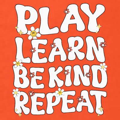 Play Learn Be Kind Repeat Groovy Unity Day Orange Teacher T-Shirt