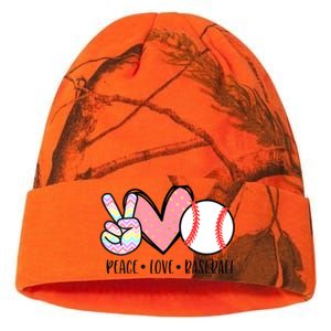 Peace Love Baseball Funny Kati Licensed 12" Camo Beanie