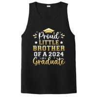 Proud Little Brother Of A 2024 Graduate Senior Graduation PosiCharge Competitor Tank