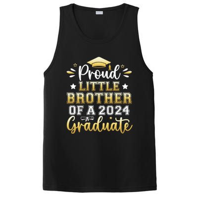 Proud Little Brother Of A 2024 Graduate Senior Graduation PosiCharge Competitor Tank