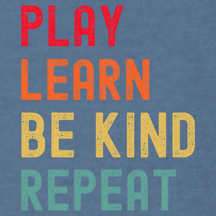 Play Learn Be Kind Repeat Unity Day No Bullies Kindness Garment-Dyed Sweatshirt