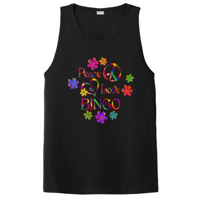 Peace Love Bingo Gift PosiCharge Competitor Tank