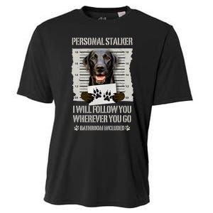 Personal Stalker Black Labrador- Black Lab Cooling Performance Crew T-Shirt