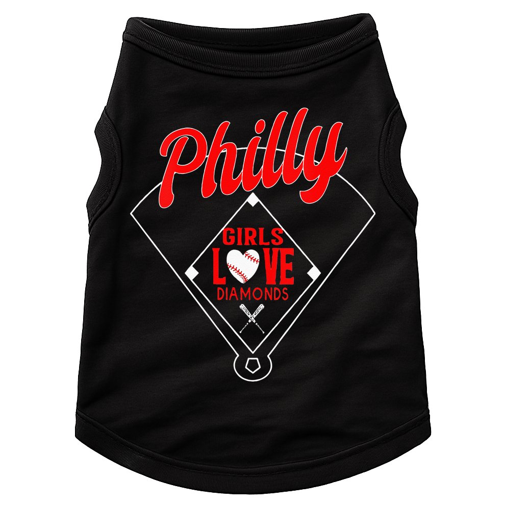  Philly Love Baseball Philadelphia Fan Funny  Doggie Tank