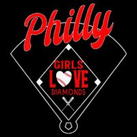  Philly Love Baseball Philadelphia Fan Funny  Cooling Performance Crew T-Shirt