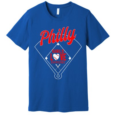  Philly Love Baseball Philadelphia Fan Funny  Premium T-Shirt
