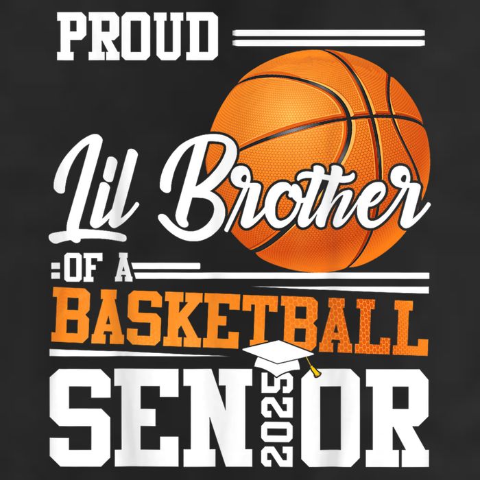 Proud Lil Brother Of A 2025 Senior Graduate Basketball Hat