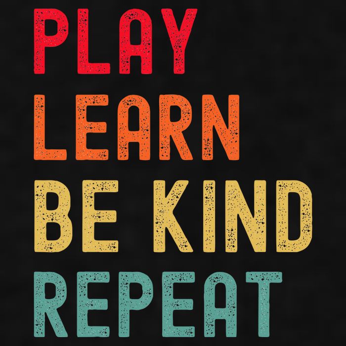 Play Learn Be Kind Repeat Unity Day No Bullies Kindness Ladies PosiCharge Tri-Blend Wicking Tank